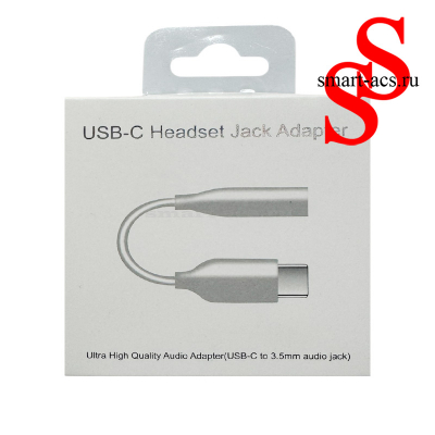 Переходник USB-C to 3.5mm audio Jack  